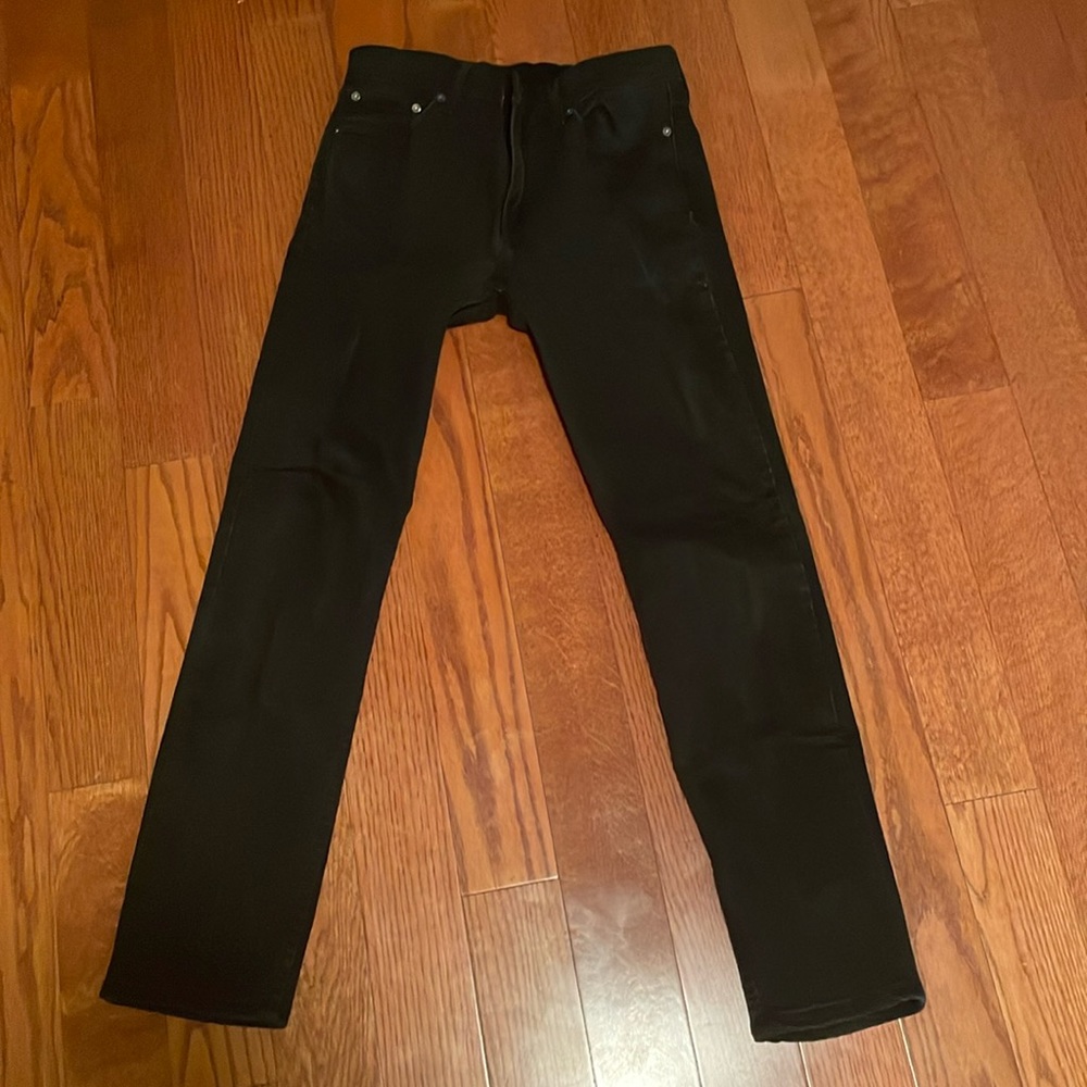 Levi’s 511 black washed out  jeans size 31 W 32 L